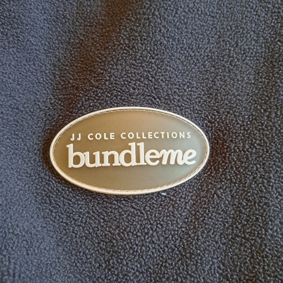 J J Cole Bundle me stroller or sled liner, gray with sherpa lining - Picture 6 of 8